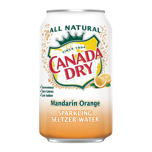 Canada Dry Mandarin Orange Sparkling Seltzer Water (8pk 12oz cans)
