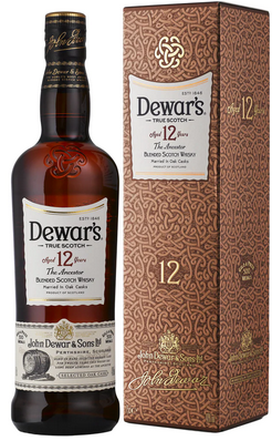 Dewars 12 Year Blended Scotch Whisky (750ml)