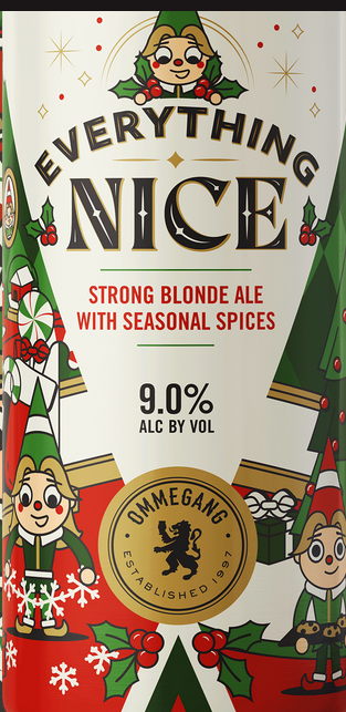 Ommegang Everything Nice Strong Blonde Ale 4pk bottles