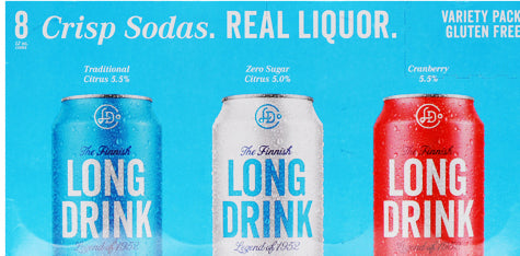 Long Drink Variety 8pk cans