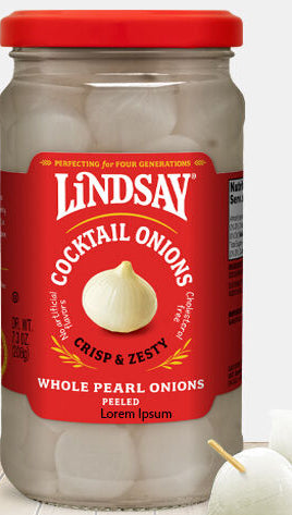 Lindsay Cocktail Onions Whole Pearl Onions 7.3oz