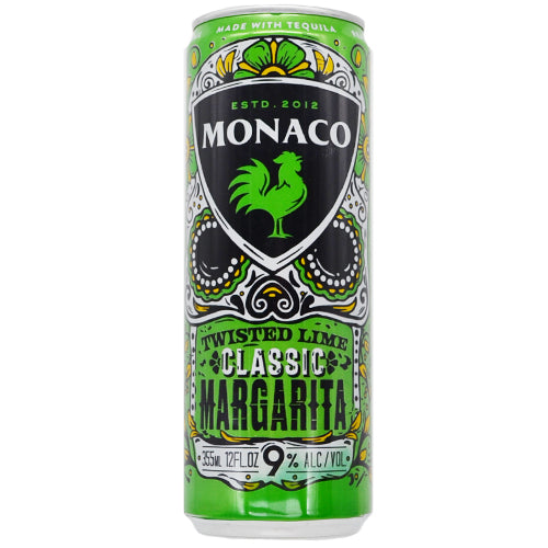 Monaco Classic Twisted Lime Margarita 12oz can