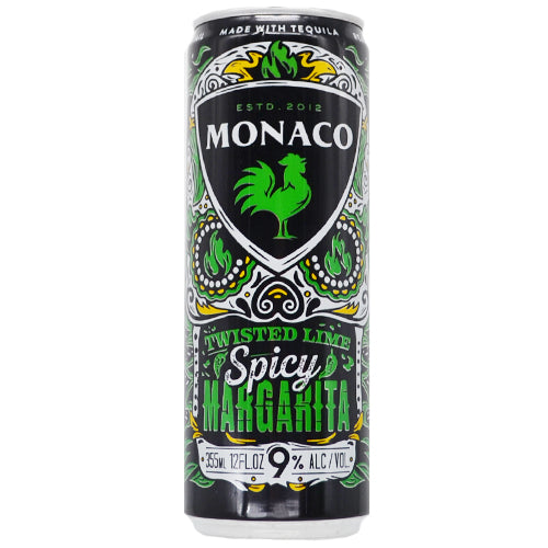 Monaco Spicy Twisted Lime Margarita 12oz can