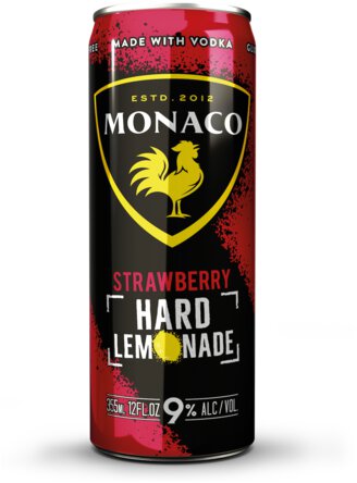 Monaco Strawberry Hard Lemonade 12oz can