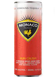 Monaco Sun Crush 12oz can