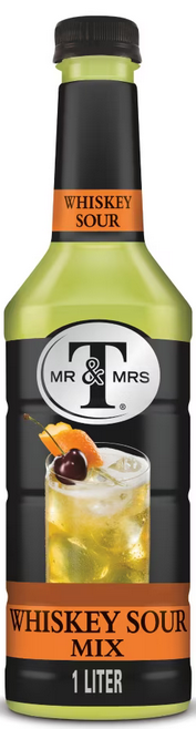 Mr & Mrs T's Classic Whiskey Sour Mix 1Liter