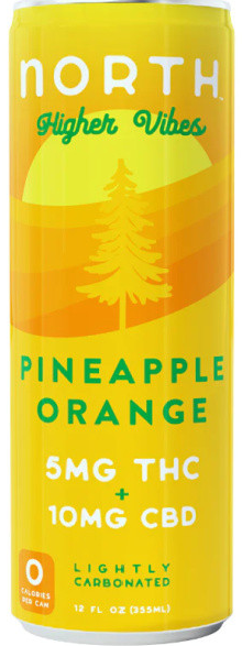 North Vibes Pineapple Orange 4pk 12oz cans