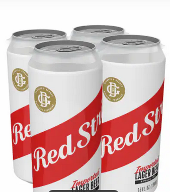 Red Stripe Lager Beer, 4 Pack, 16 fl oz Cans