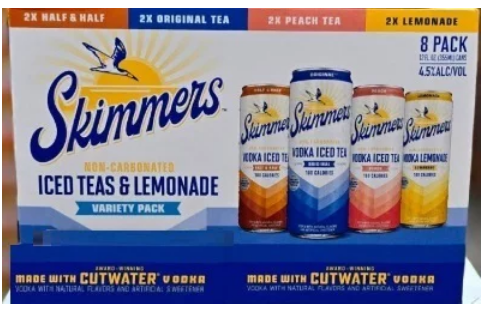 Skimmers Iced Teas & Lemonade 8pk 12oz