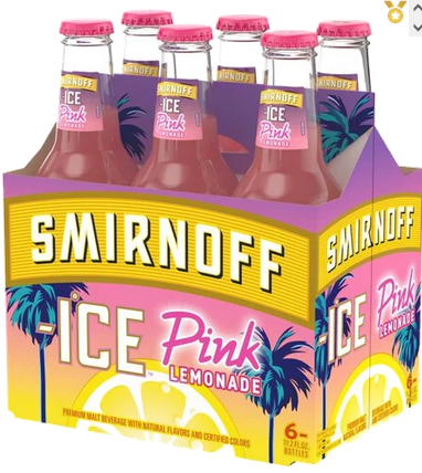 SMIRNOFF ICE PINK LEMONADE 6PK