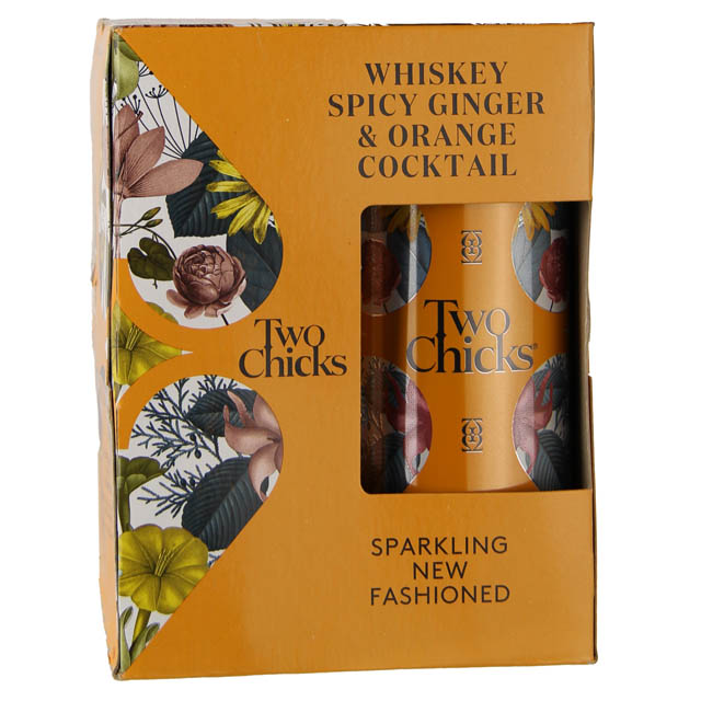 Two Chicks Spicy Ginger & Orange Cocktail 4pk