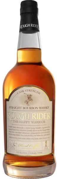 Rough Rider Straight Bourbon Whiskey "The Happy Warrior" 750ml