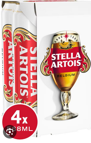 Stella Artois 4pk 16oz