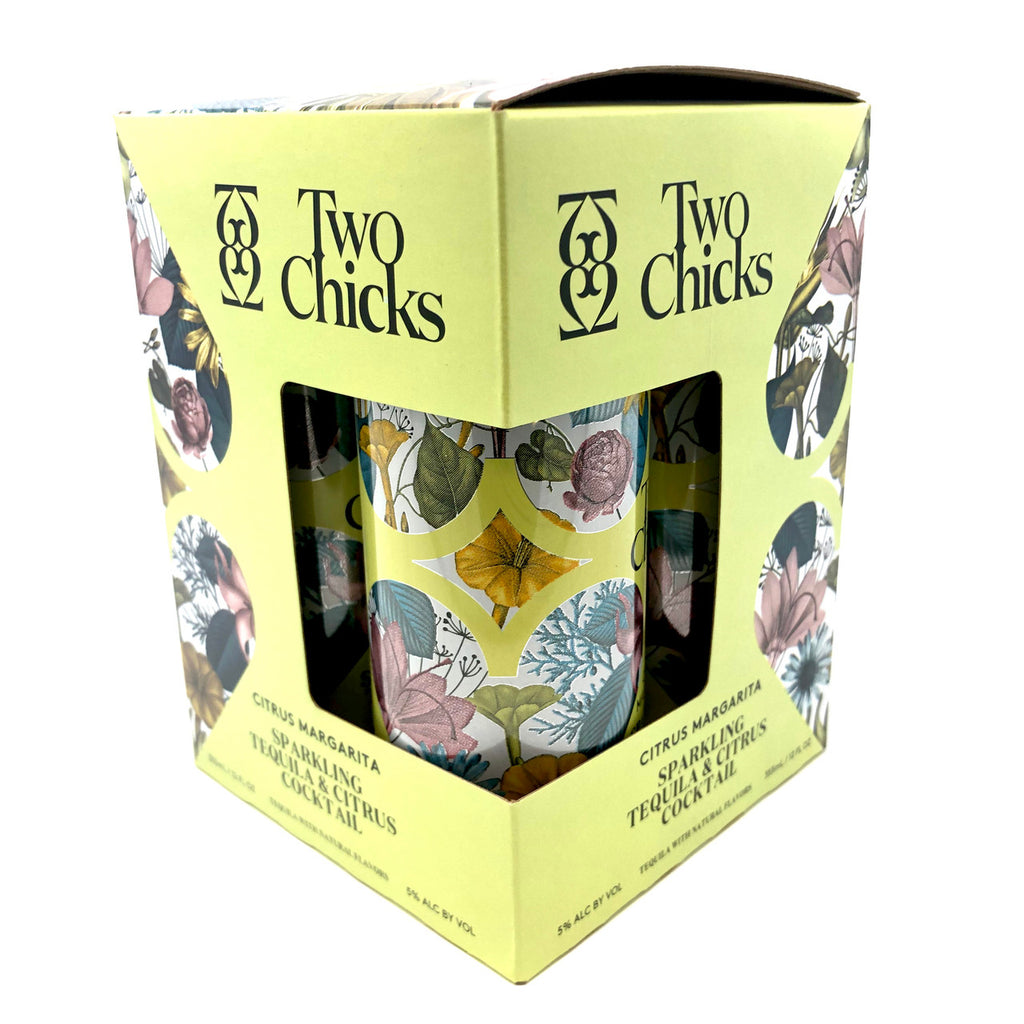 Two Chicks Tequila Lemon - Lime 4pk