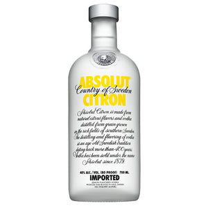 Absolut Citron Vodka (750ml)