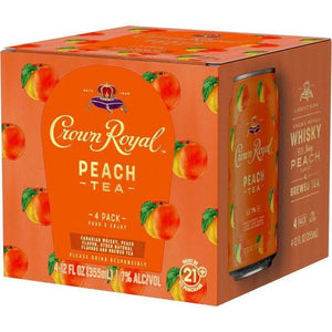 Crown Royal Peach Tea 4-12oz Cans