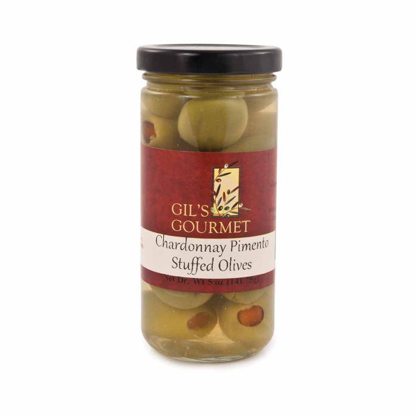 Gil's Gourmet Chardonnay Pimento Stuffed Olives
