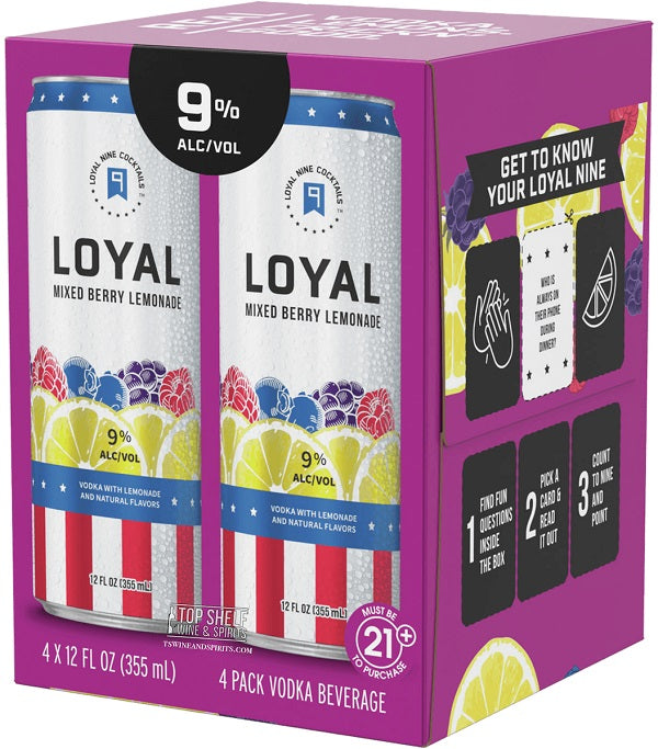 Loyal Mixed Berry Lemonade 4pk