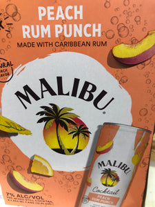 Malibu Peach Rum Punch 4pk