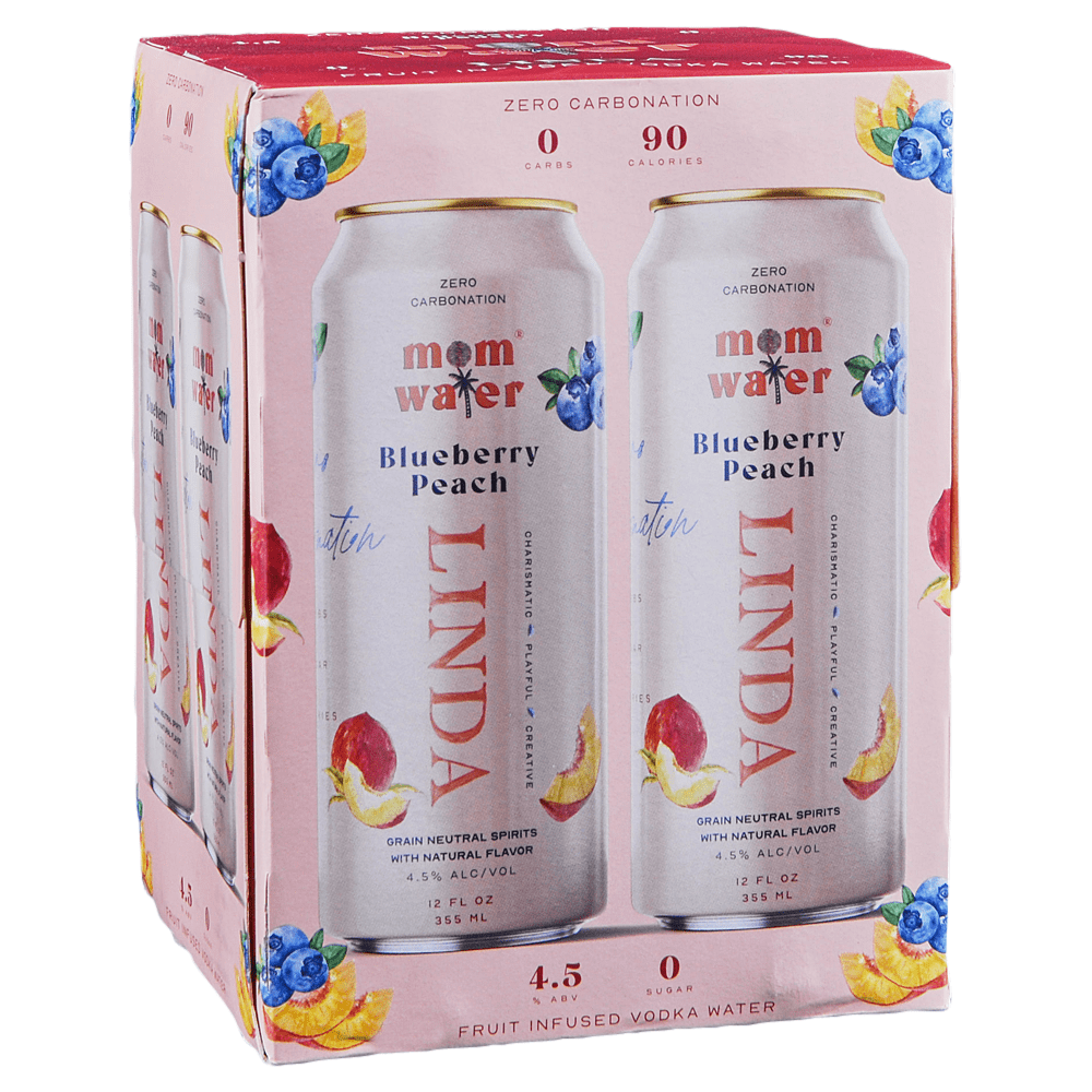 Mom Water Lemon Blueberry 4 Pack