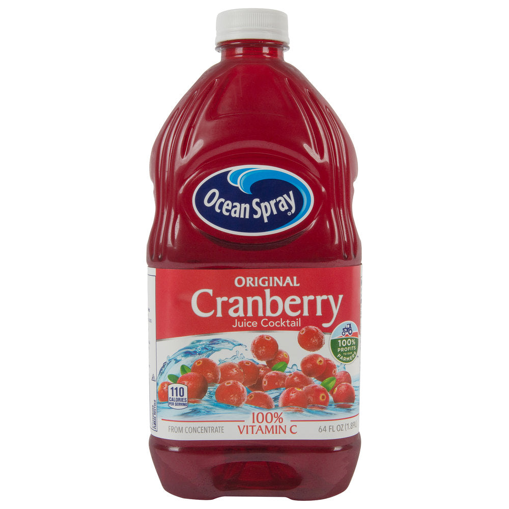 OceanSpray 100% Cranberry Juice 64 oz.