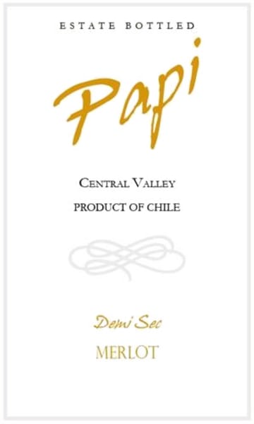 Papi Demi Sec Merlot 2019
