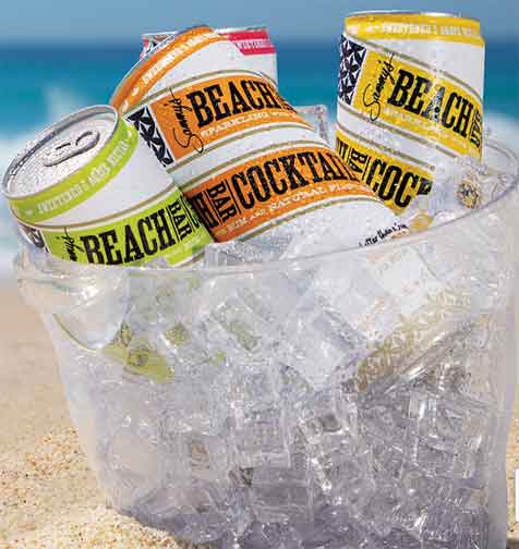 Sammy's Beach Bar Cocktail Pineapple Splash 4pk 12oz