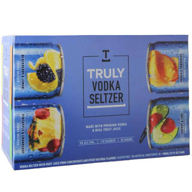 Truly Vodka Seltzer Variety 8 Pk Cans 12fl oz