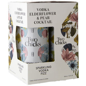 Two Chicks Vodka Elderflower/Pear Cocktails 4pk