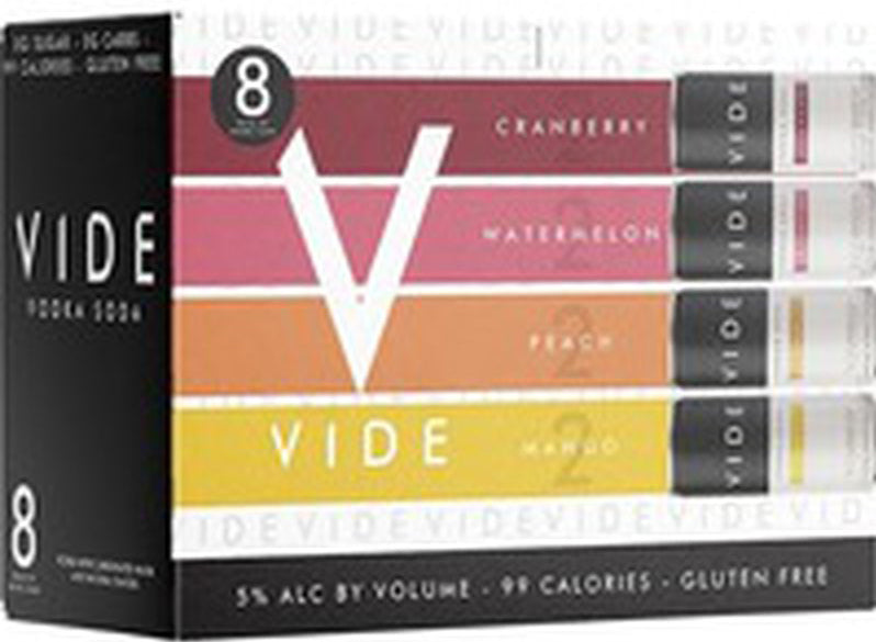 Vide Variety Vodka Soda 8pk cans