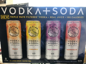 White Claw Hard Seltzer Vodka + Soda Variety Pack