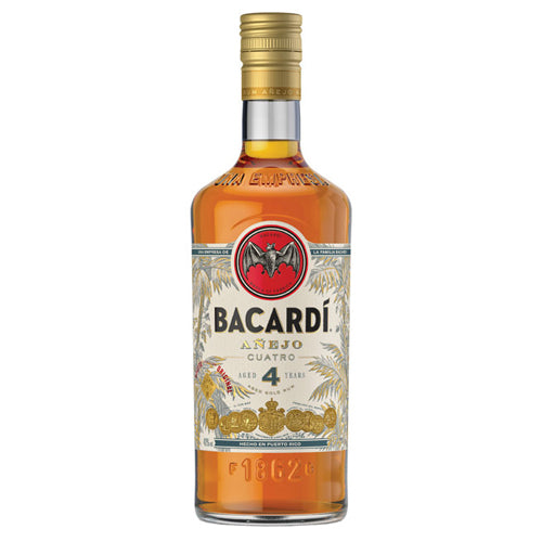 Bacardi Anejo Cuatro 4 Year Old Rum (750ml)