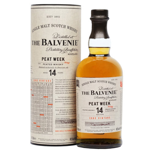 Balvenie 14 Year Old Peat Week Single Malt Scotch Whisky (750ml)