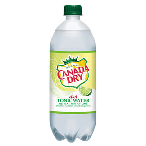Canada Dry Diet Tonic w/Twist of Lime (single 1L bottle)