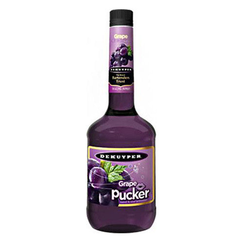 Dekuyper Pucker Grape Schnapps Liqueur (750ml)