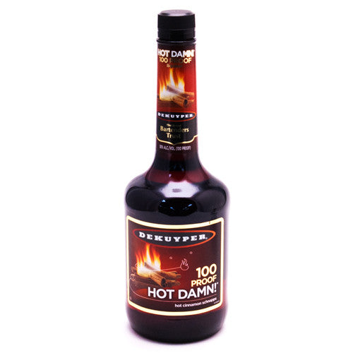 DeKuyper Hot Damn 100 Proof Cinnamon Schnapps Liqueur (750ml)