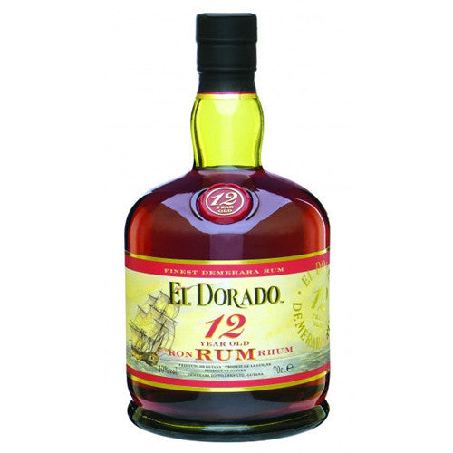 El Dorado 12 year old rum (750ml)