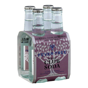 Fever Tree Club Soda (4pk 200ml btls)