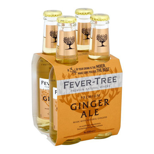 Fever Tree Ginger Ale (4pk 200ml btls)
