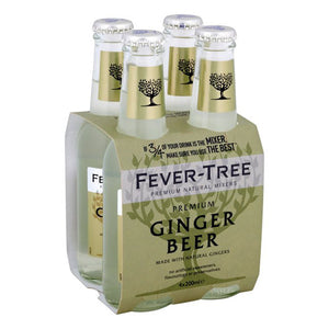 Fever Tree Ginger Beer (4pk 200ml btls)