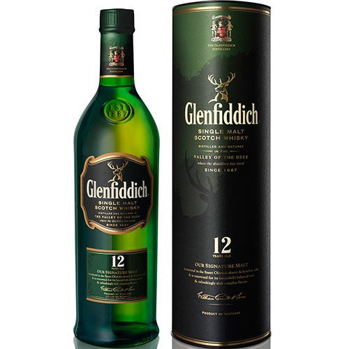 Glenfiddich 12 Year Single Malt Scotch Whisky (750ml)