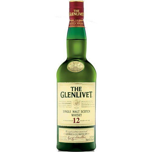 Glenlivet 12 Year Single Malt Scotch Whisky (750ml)