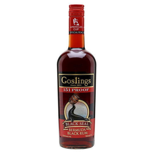 Goslings Black Seal 151 Proof Rum (750ml)