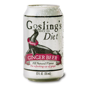 Gosling's Diet Ginger Beer (Single 12oz can & 6pk 12oz cans)
