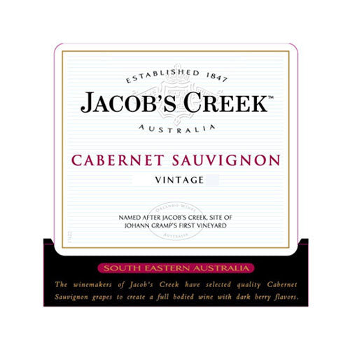 Jacob's Creek Cabernet Sauvignon, South Eastern Australia, 2014 (1.5L)