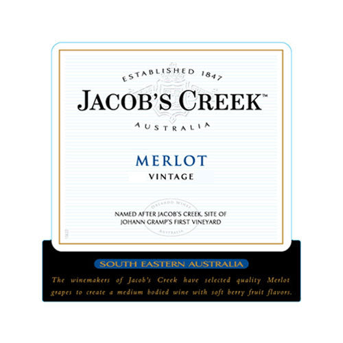 Jacob's Creek Merlot, South Eastern Australia, 2013 (1.5L)