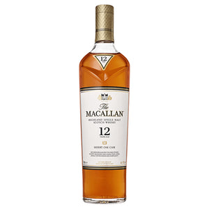 Macallan 12 Year Highland Single Malt Scotch Whisky Sherry Oak Cask (750ml)