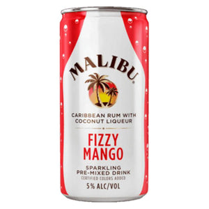 Malibu Fizzy Mango Ready to Drink 4pk (200ml Cans)