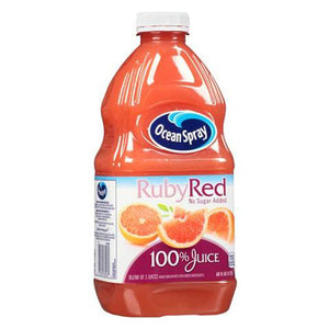 Ocean Spray Ruby Red Grapefruit 100% Juice (64oz bottle)