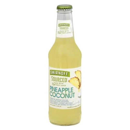 Smirnoff Sourced Pineapple Coconut (6pk 11.2oz btls)